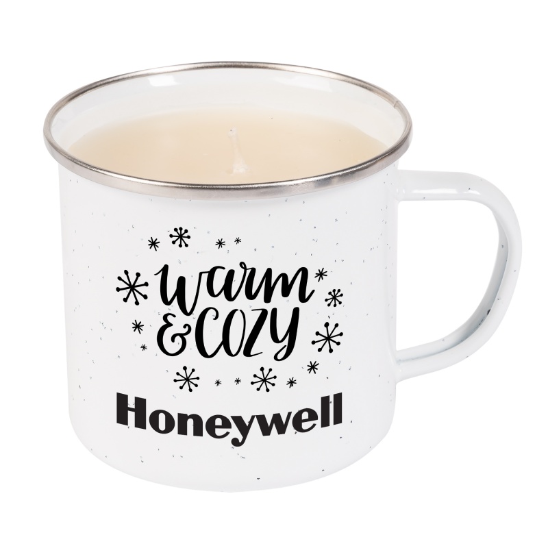 Enamel Camping Mug Candle With Custom Gift Box 5