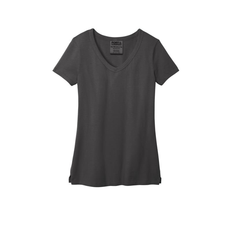 Port & Company Women's Beach Wash Garment-Dyed V-Neck Tee 14
