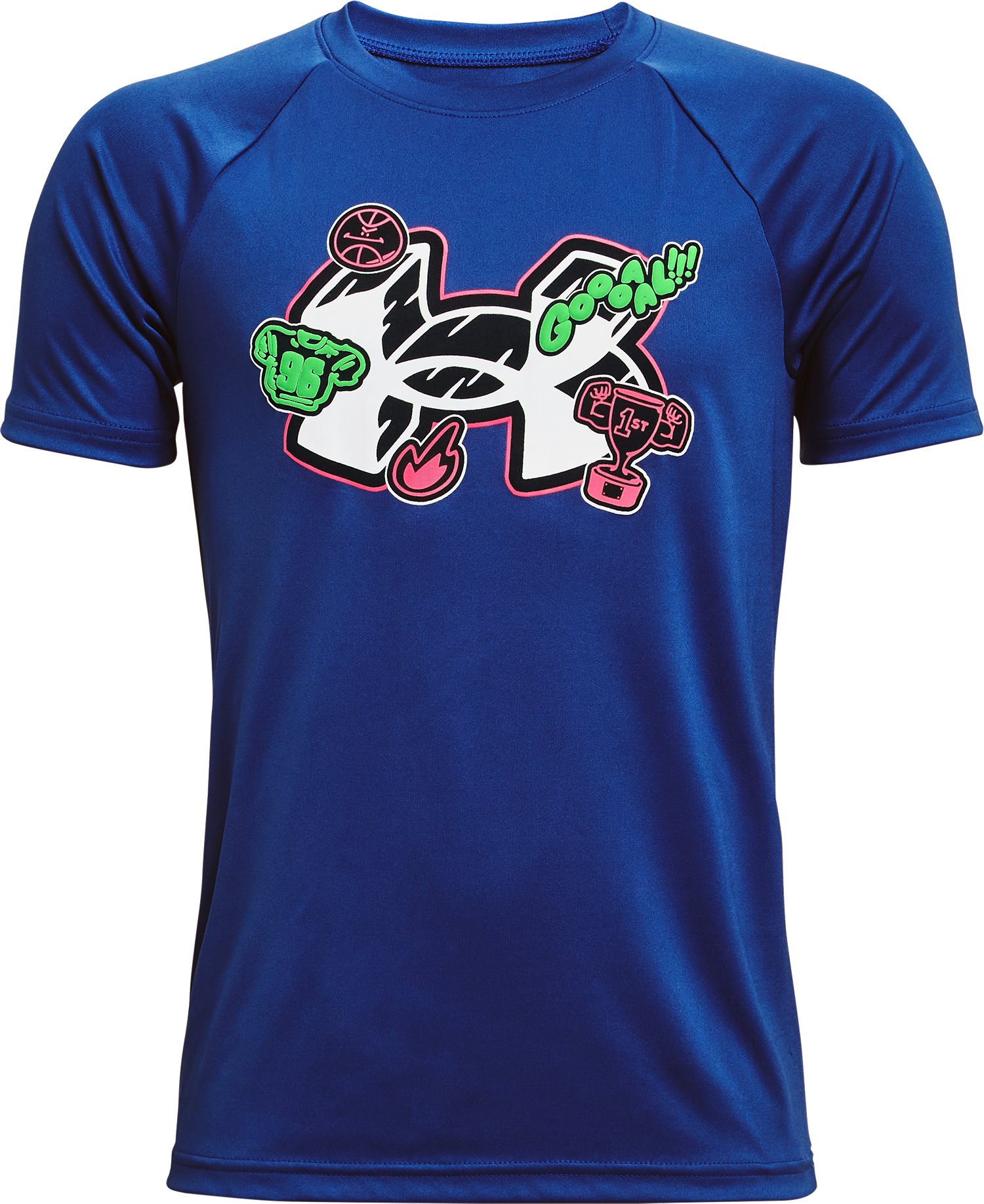Boys' UA Tech Trophies Short Sleeve 6