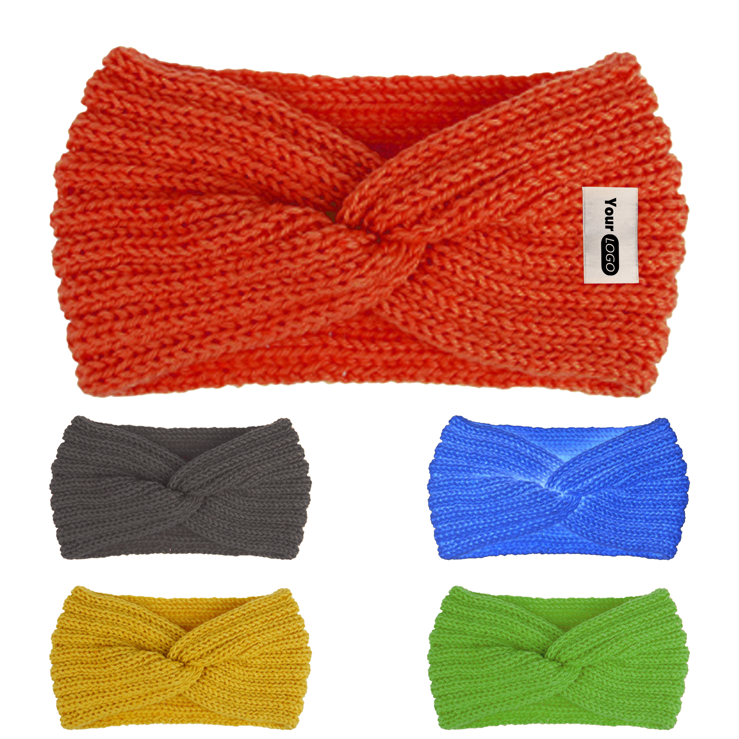 Acrylic Yarn Cozy Knit Headband For Winter Warmth 3
