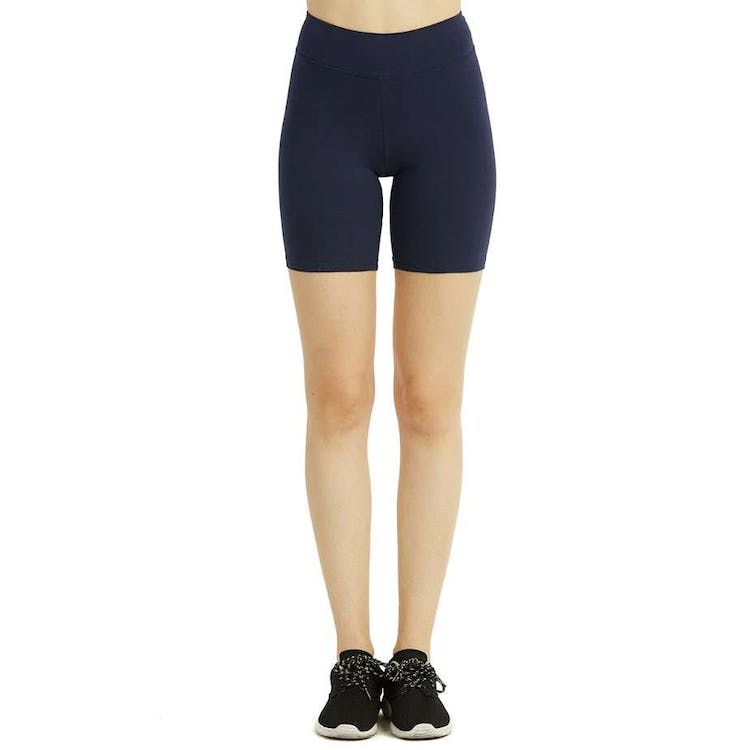Women's 15" Out Seam Cotton Shorts - Large Navy 2