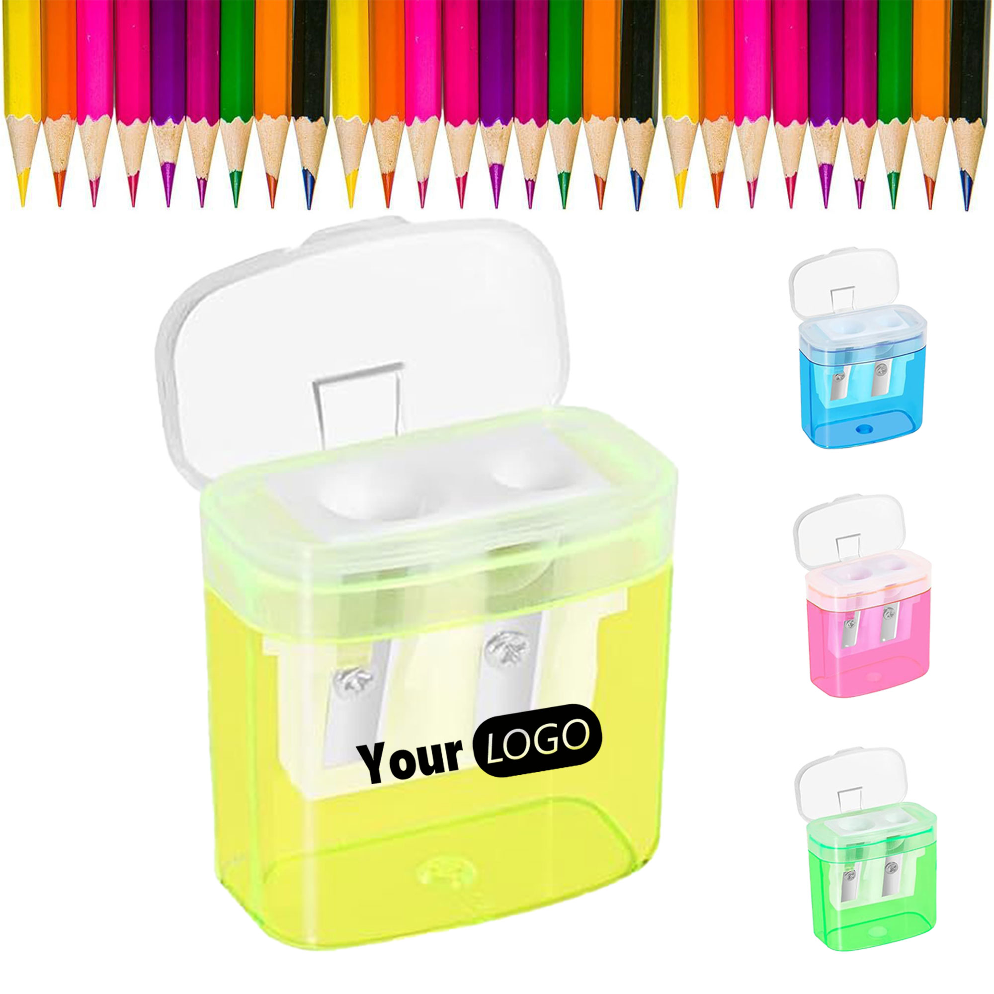 Manual Double Hole Pencil Sharpener 2