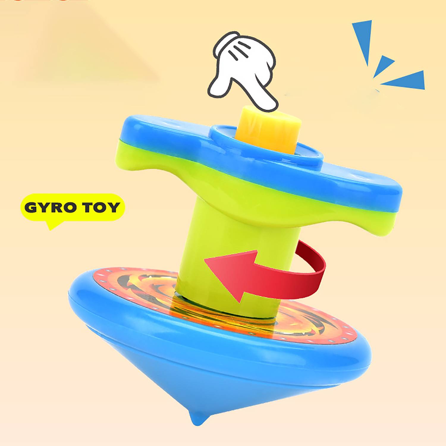 Kids 5 Layer Stacking Spinning Top Toy 1