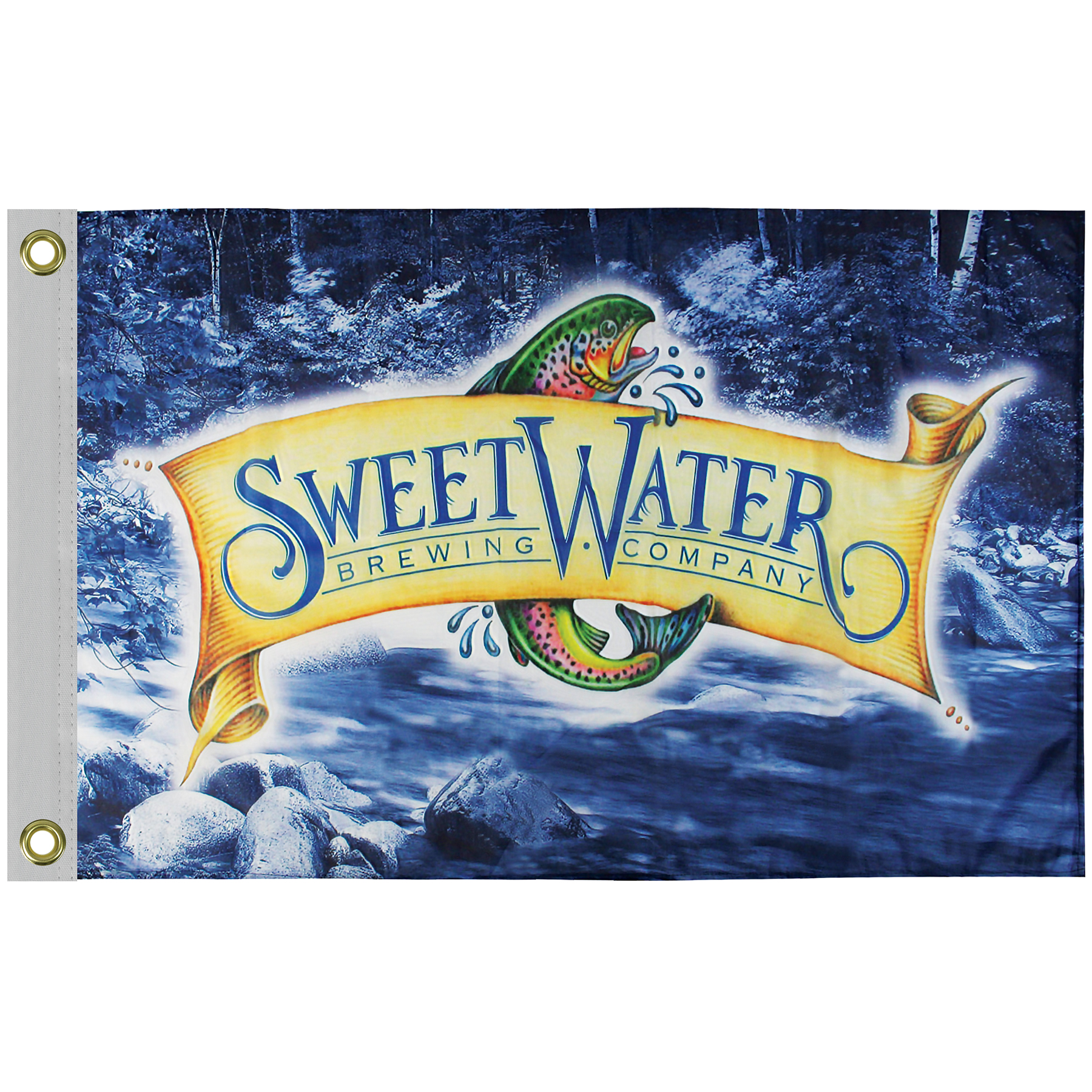 2' x 3' Digitally Printed Knitted Single Reverse Polyester Flags 9