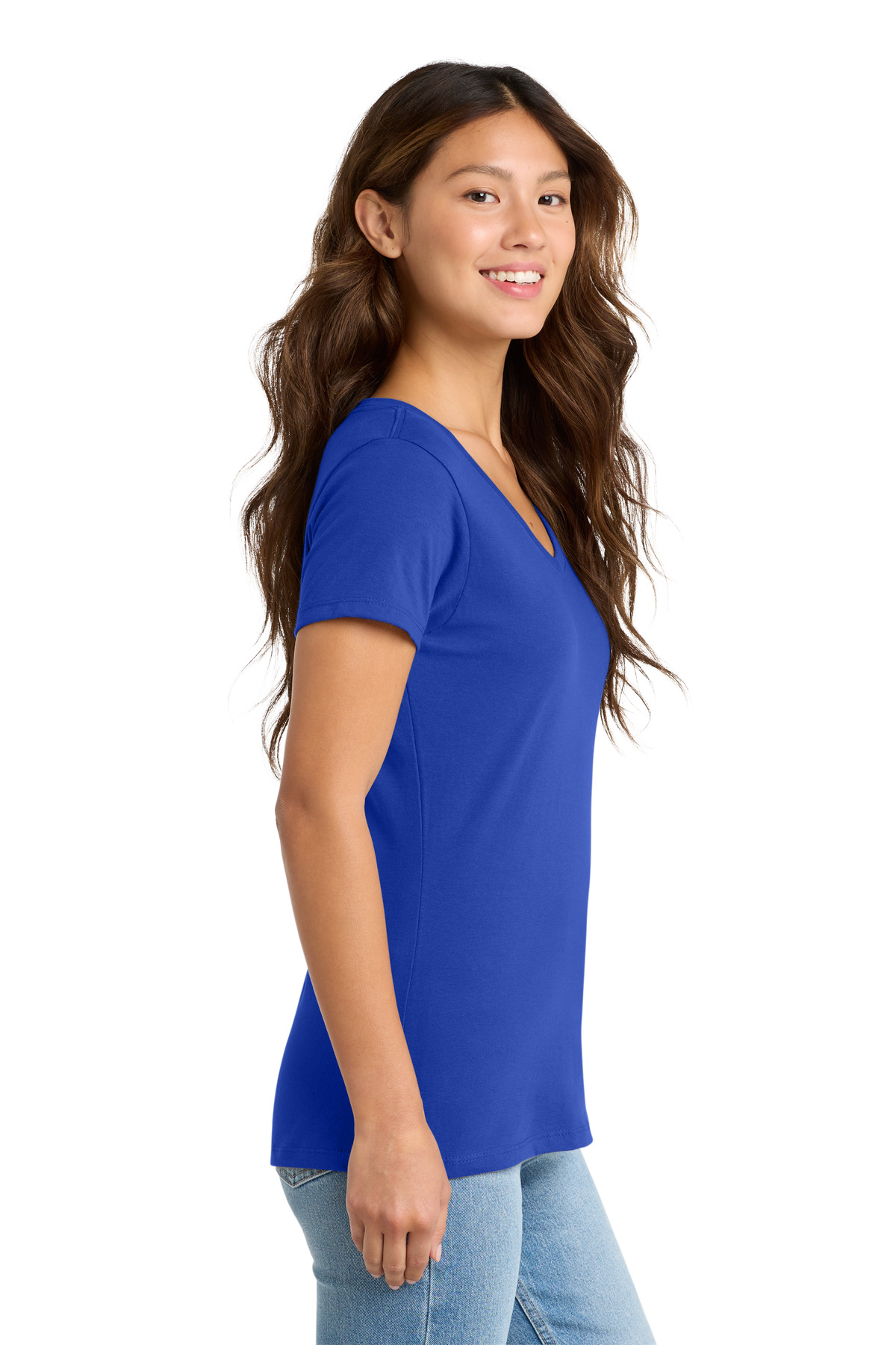 Port & Co Women's Fan Favorite V-Neck Tee. LPC450V 44