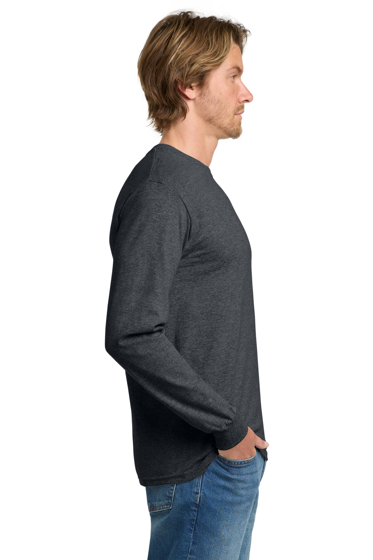 Gildan - Heavy Cotton 100% Cotton Long Sleeve T-Shirt. 5400 2