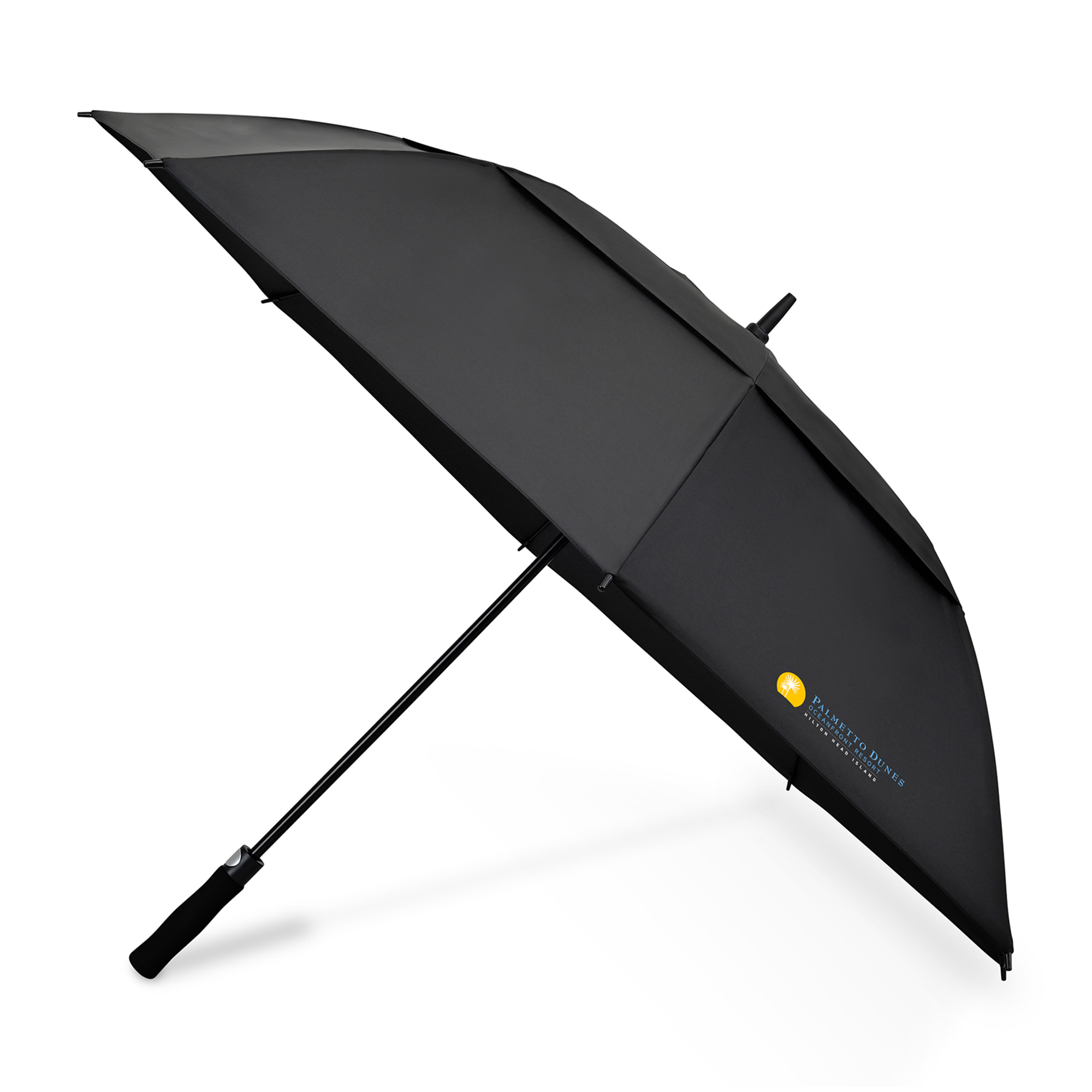 Elements 60" Recycled rPET Auto Open Dual Canopy Golf Umbrella 24