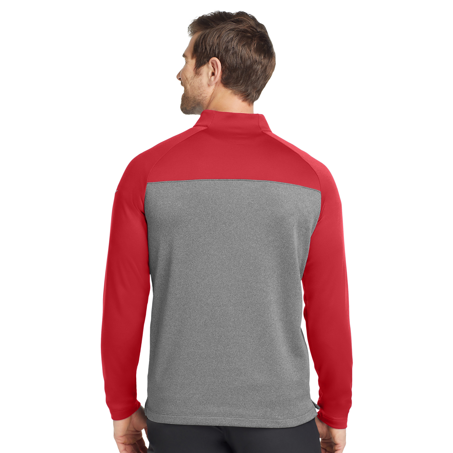 Nike Therma-FIT 1/2-Zip Fleece 7 oz. w/ Screen Print Jacket 5