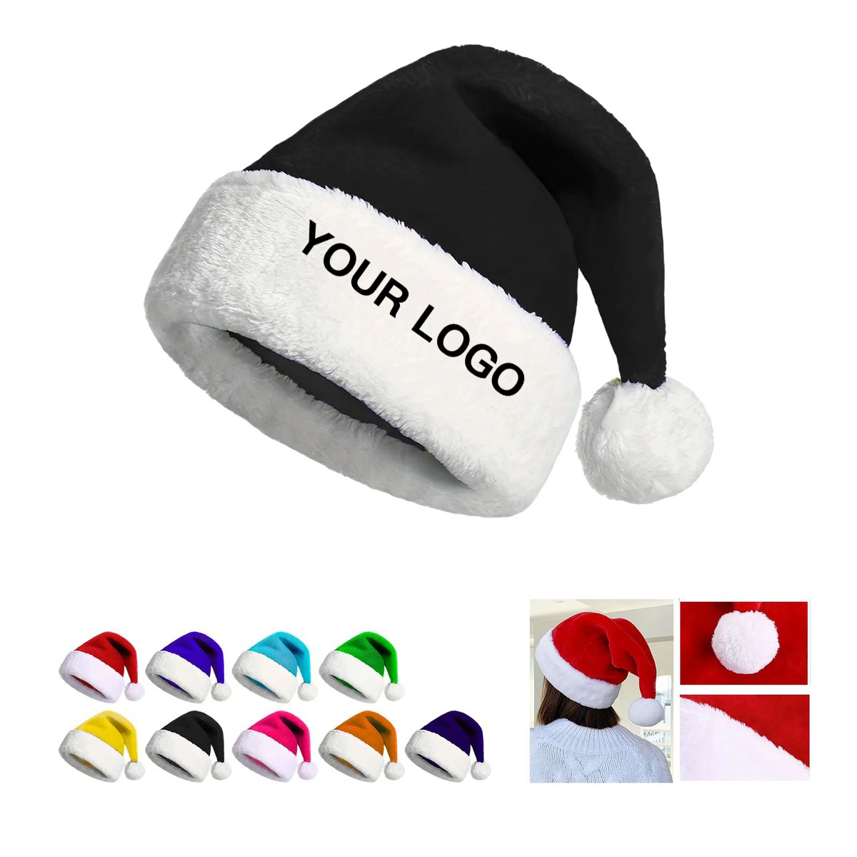 Christmas Party Hat in Polyester Material 1
