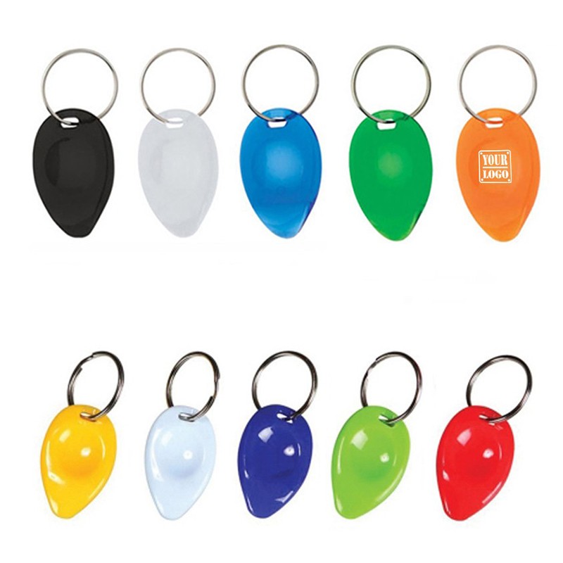 Tear Drop Shape Lottery Scratcher With Keyring 2
