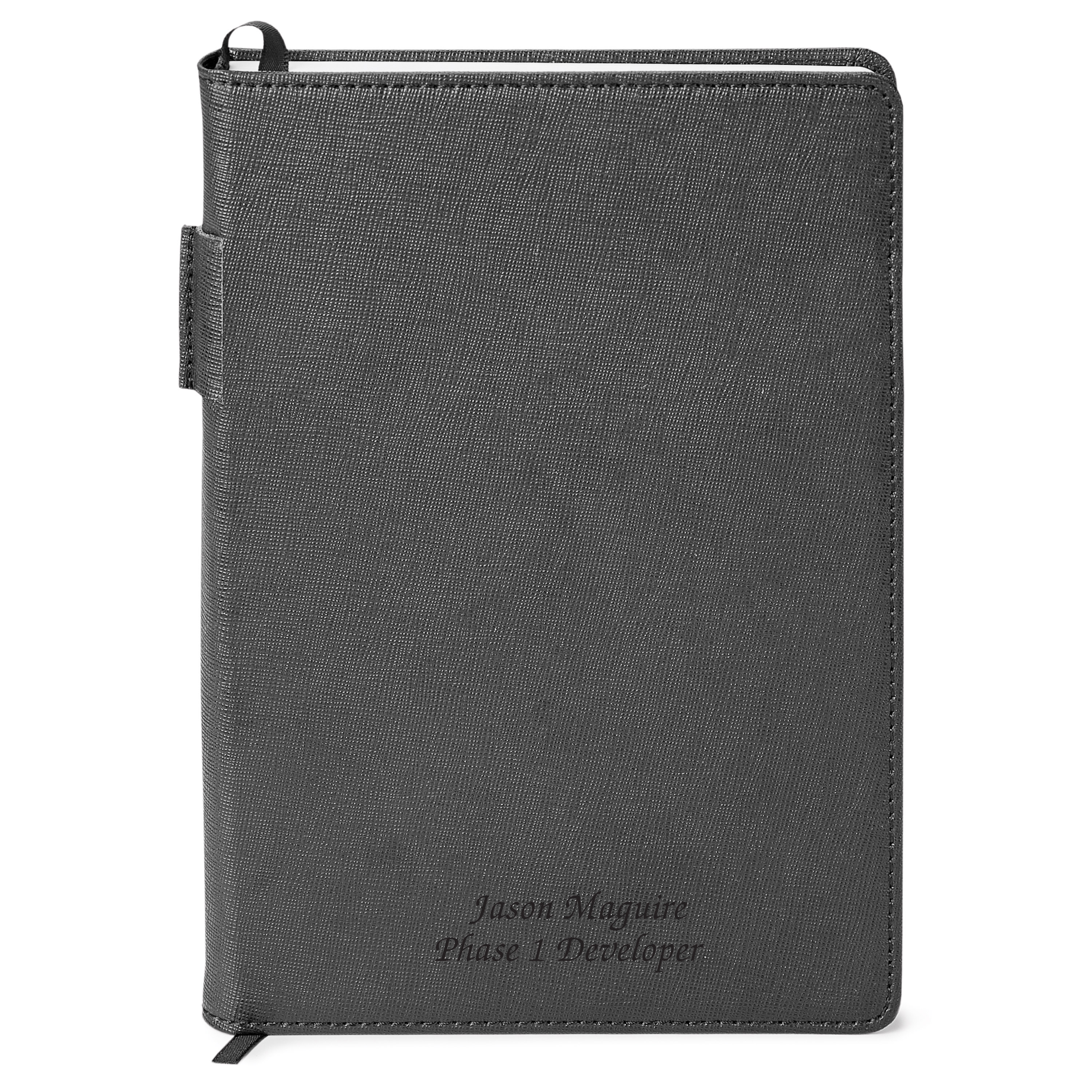 Genuine leather non-refillable journal 4
