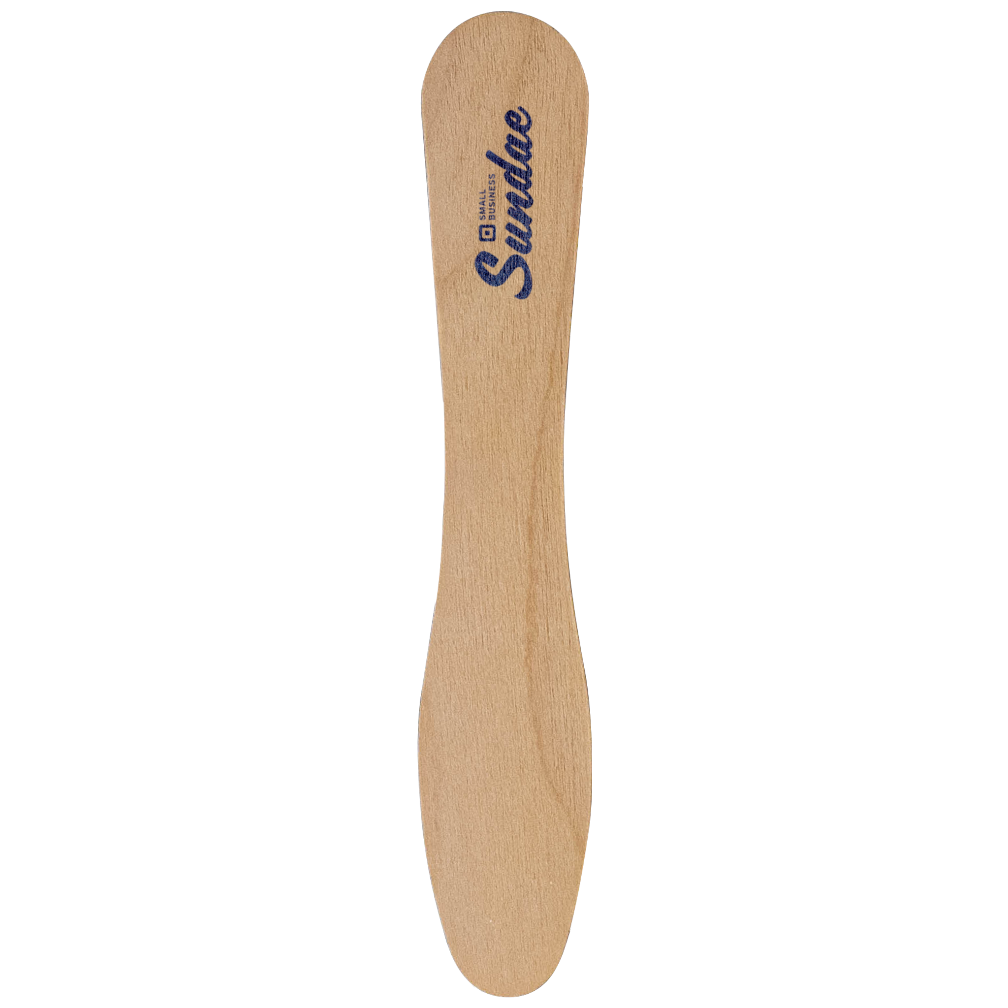 Wood Ice Cream Spoon 3.50" Tradition Print 11