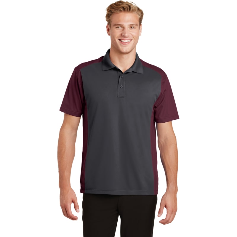 Sport-Tek Colorblock Micropique Sport-Wick Polo. 29