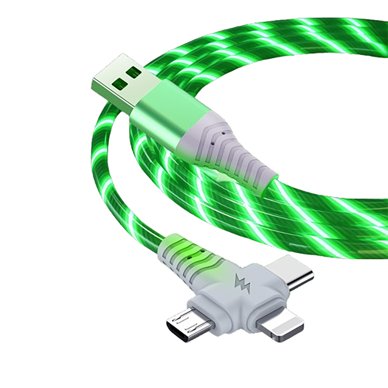 Three in one Glowing Data Cable 5