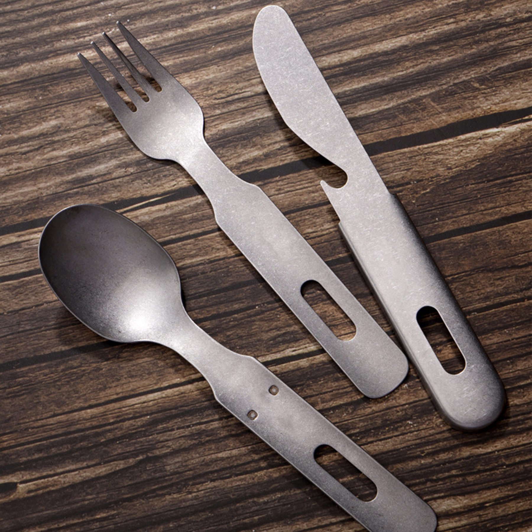 Vintage Snow Stainless Steel Cutlery Outdoor Tableware 2