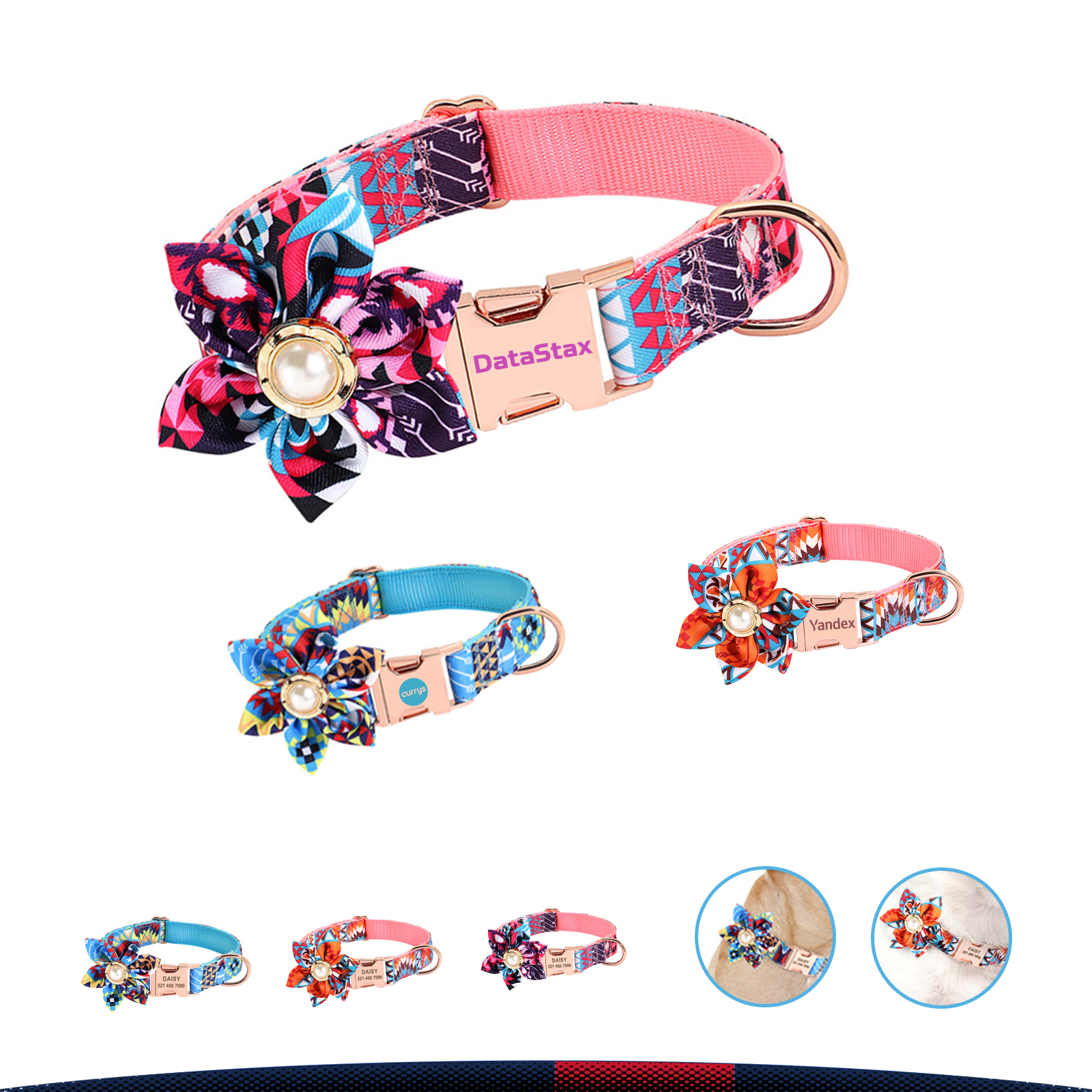 Flower Pet Collar 2