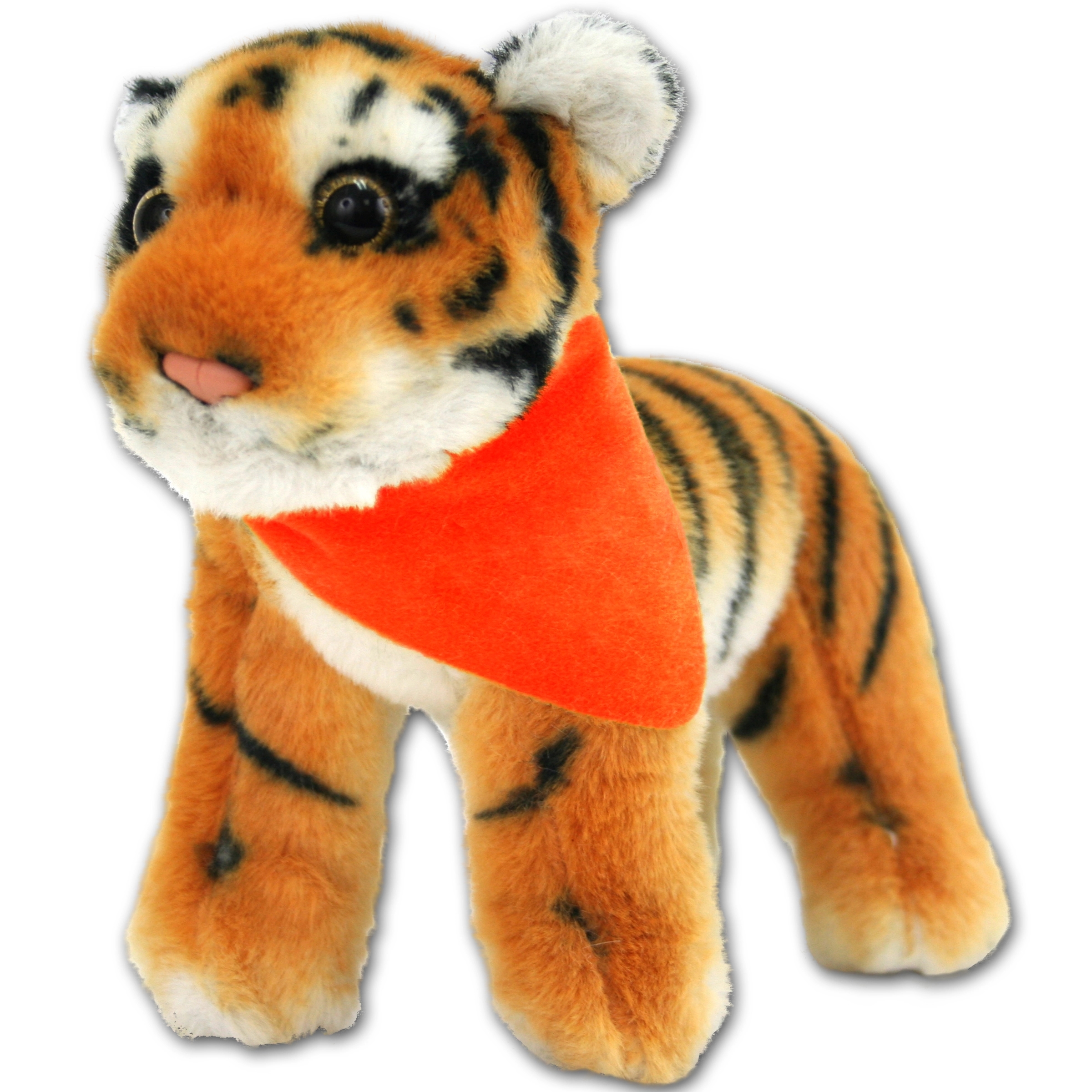 8" Jungle Animals Standing Brown Tiger 6