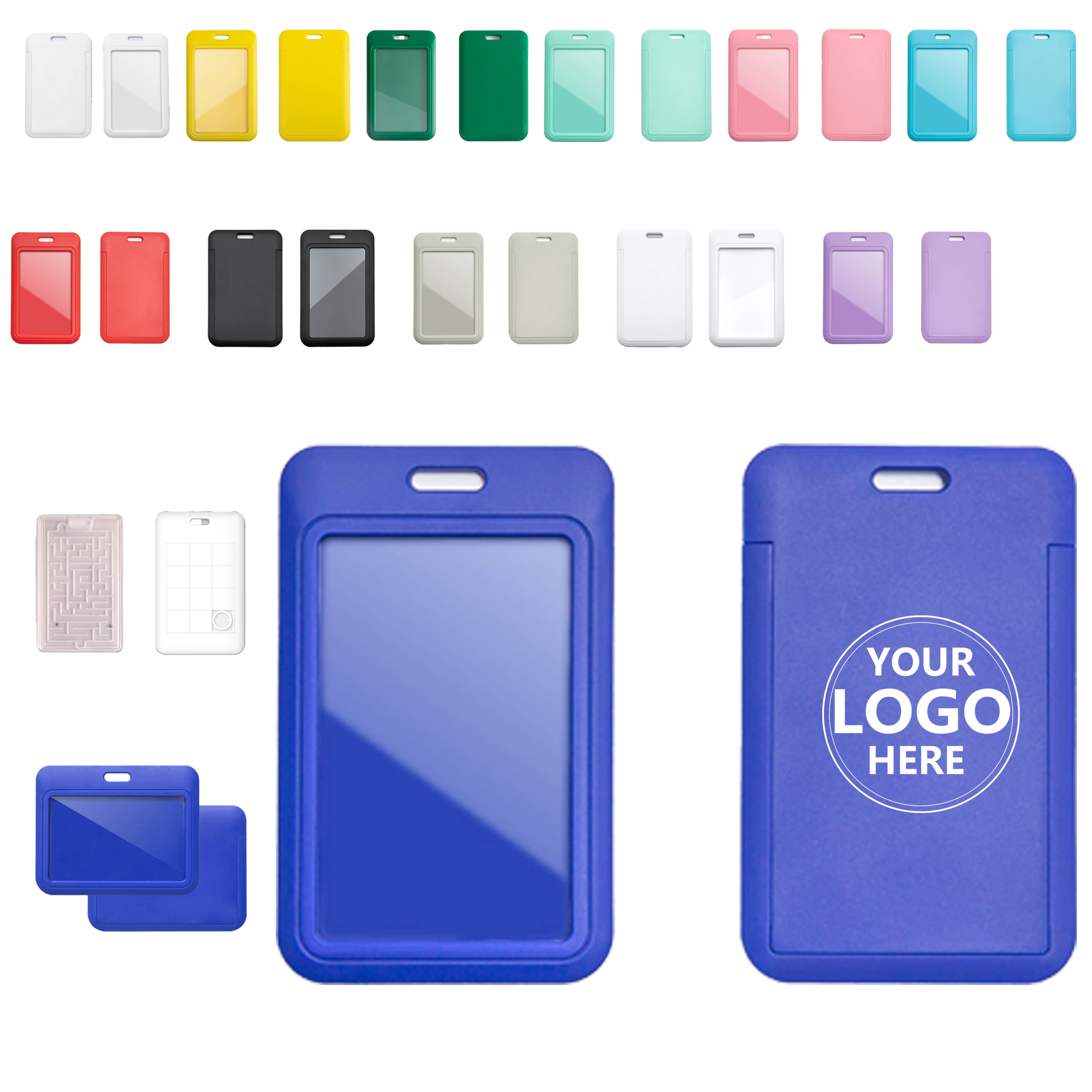 Slide Cover Plastic Card Sleeve 11