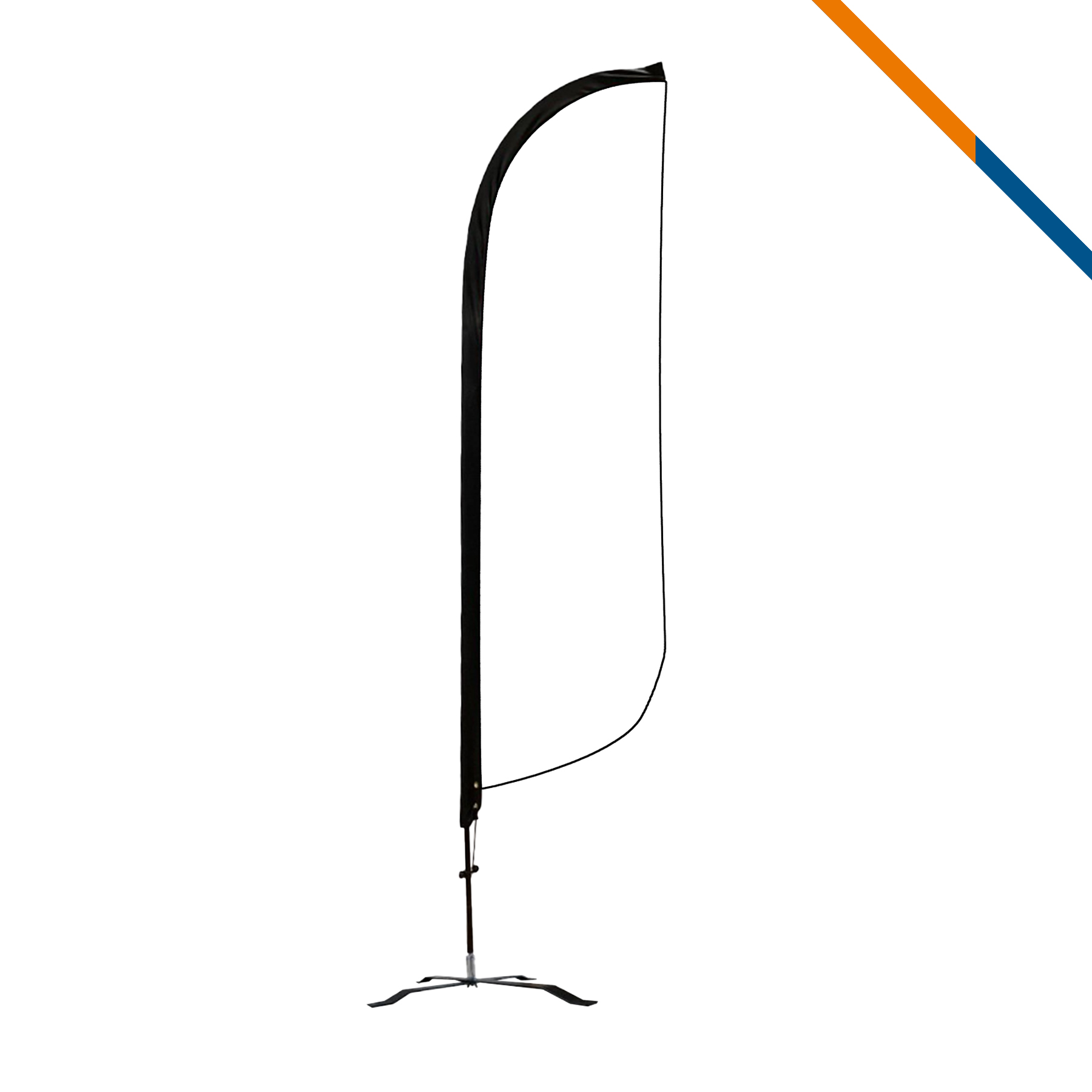 10' Tevvy Single-Sided Feather Flag 3