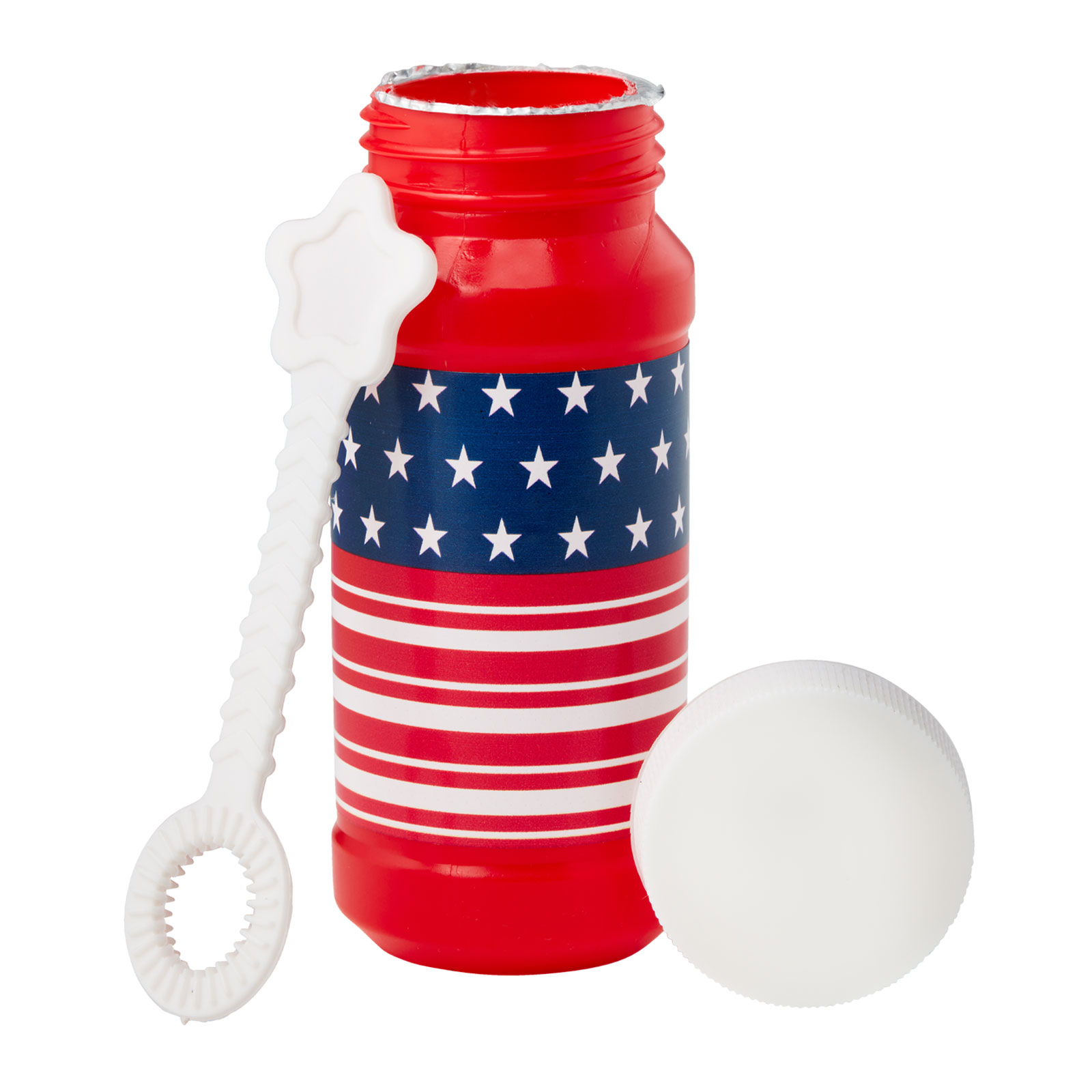 4 Oz. Patriotic Bubbles with Cap Imprint 6