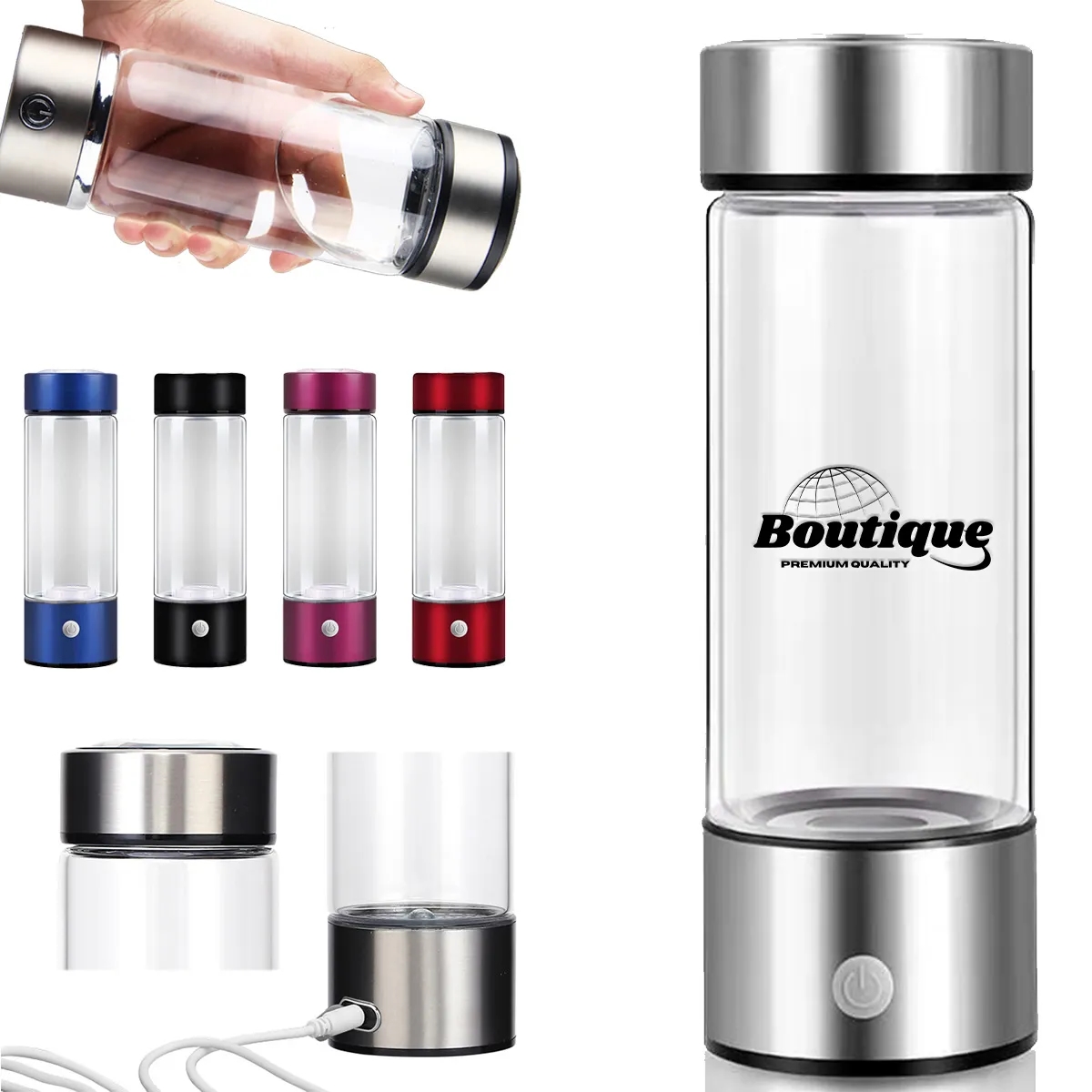 Portable Quick Electrolysis Hydrogen Water Generator 2
