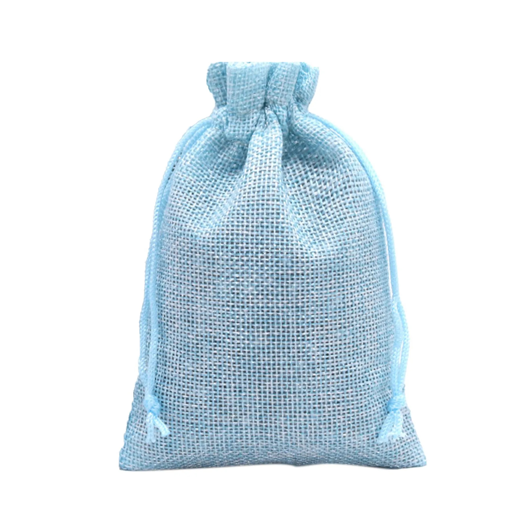 Burlap Drawstring Pocket 6
