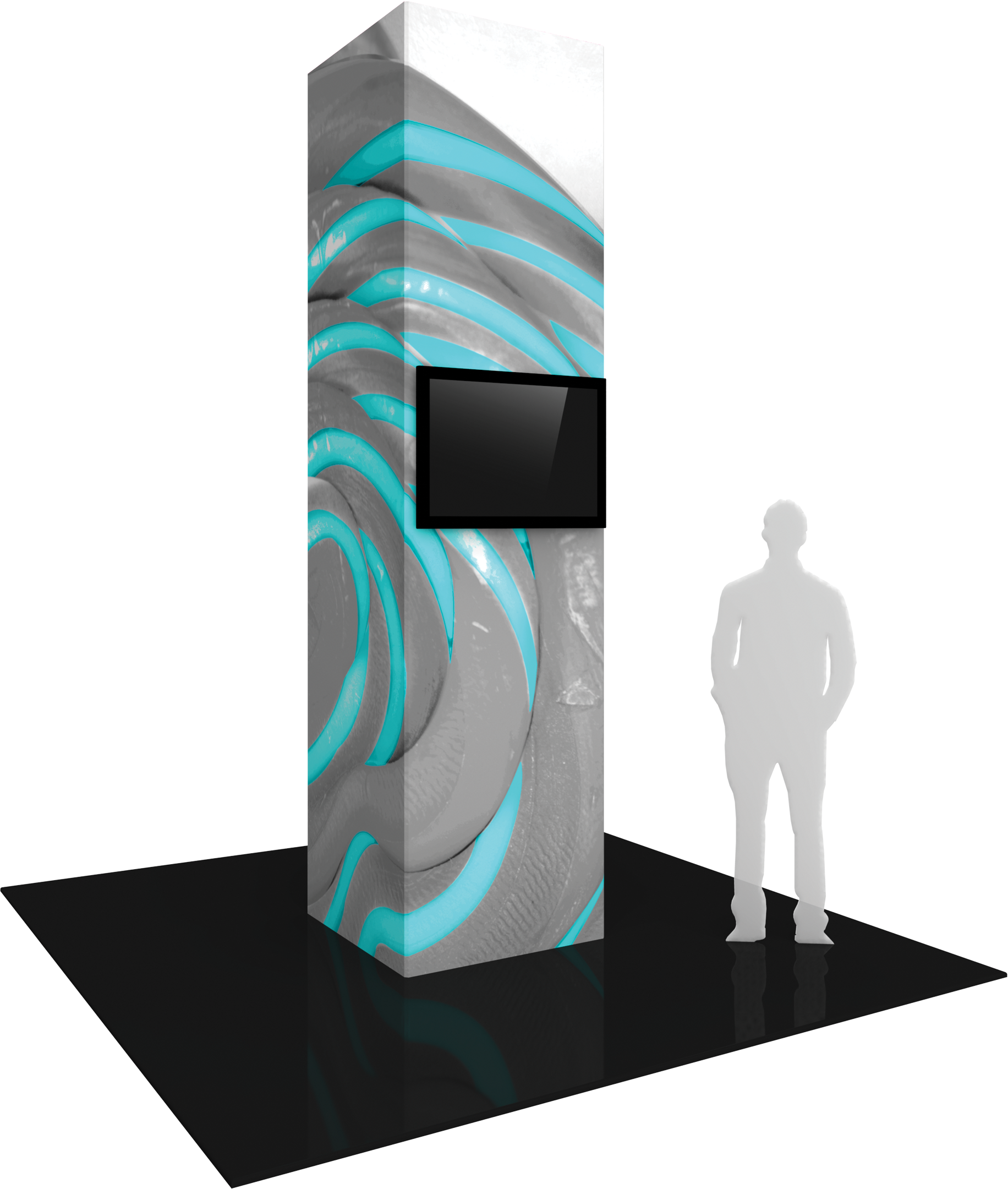 Vector Frame Modular Monitor Tower 05 (3' x 12')