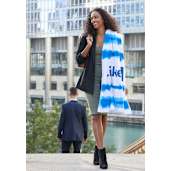 Good Vibes Cabana Stripe Beach Towel 56