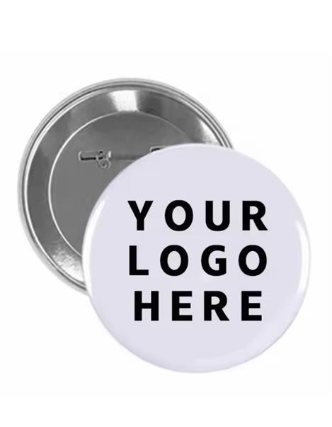 1" Custom Pin Badge with saftey Pin Back 1