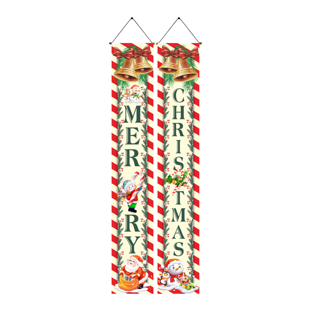100 D Christmas Couplets Hanging Flags 5