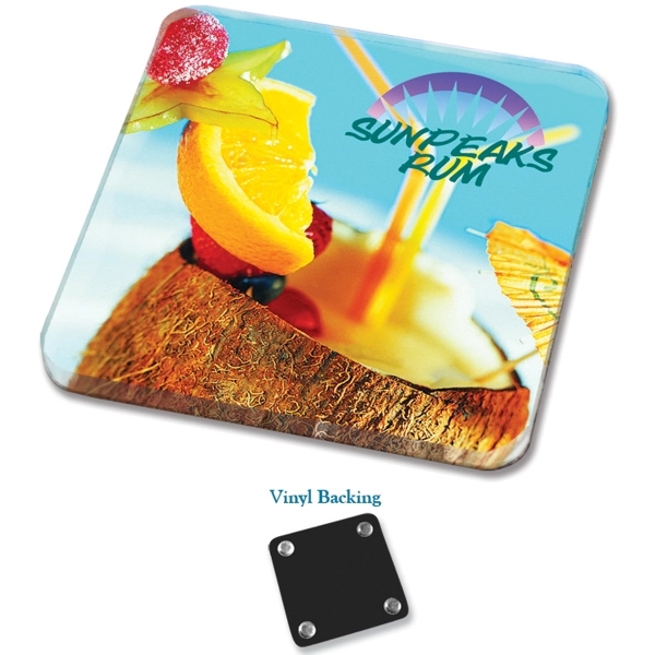 Acrylic Beverage Coaster With Feet 2