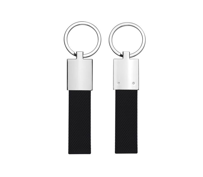 Canvas Strap Metal Keychain 2