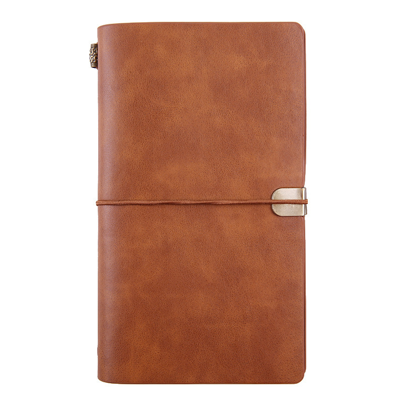 A6 Refillable Leather Diary Journal w/Pocket 7
