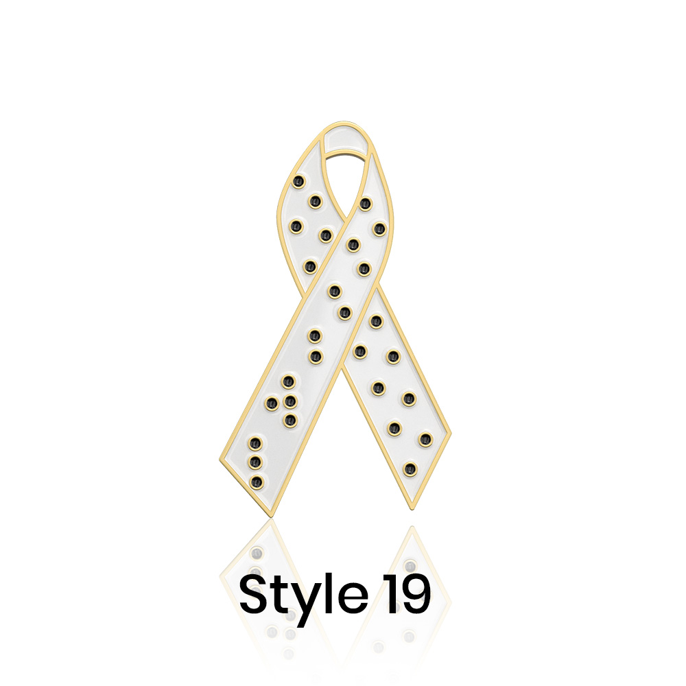 Stock Awareness Ribbon Pins 21