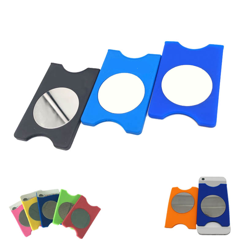 Silicone Phone Wallet With Mirror 1