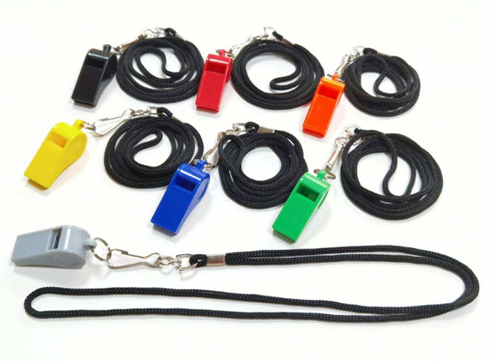 Whistle with lanyard 2