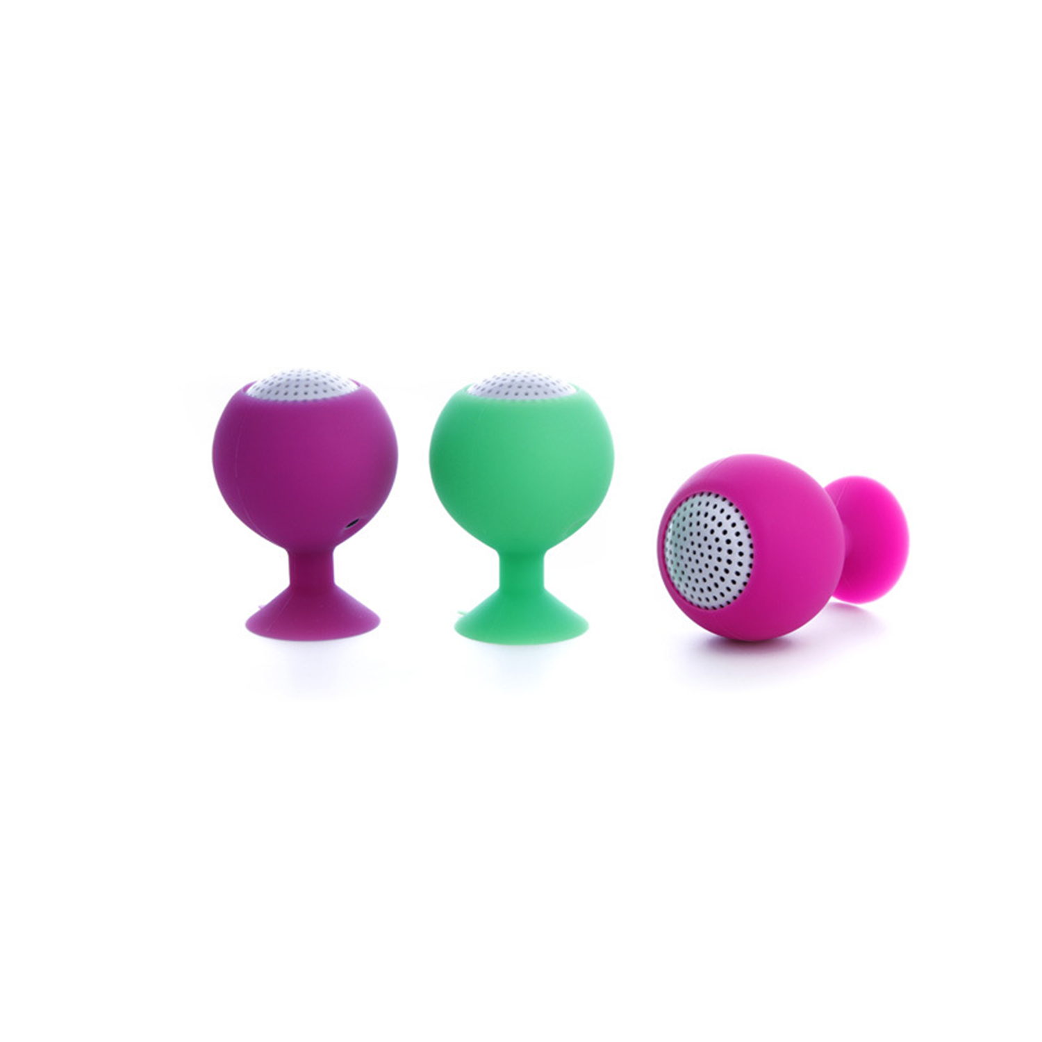 Creative Mini Suction Cup Wine Glass Speaker 4