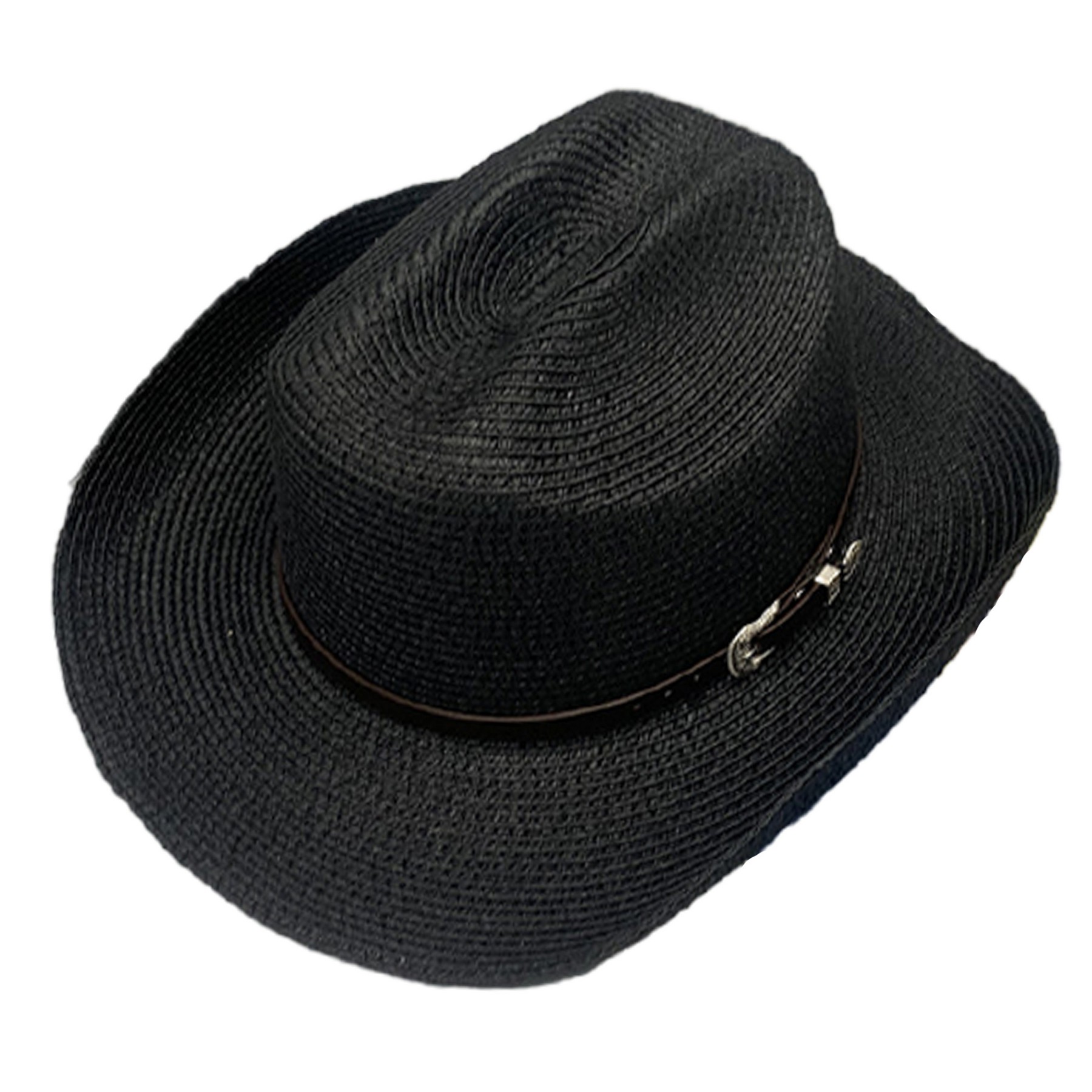 Collapsible Straw Cowboy Hat 6