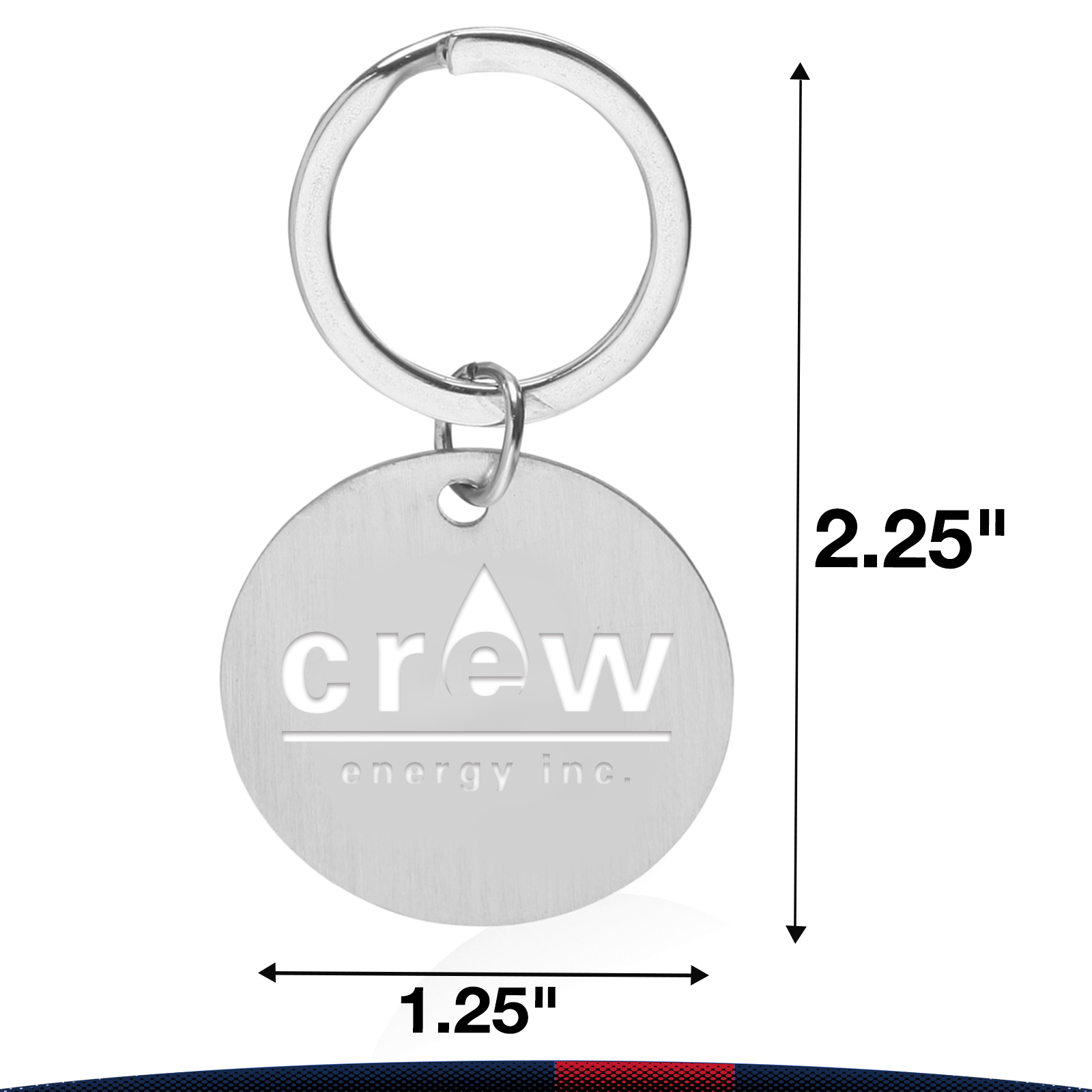 Exar Round Keychain 2