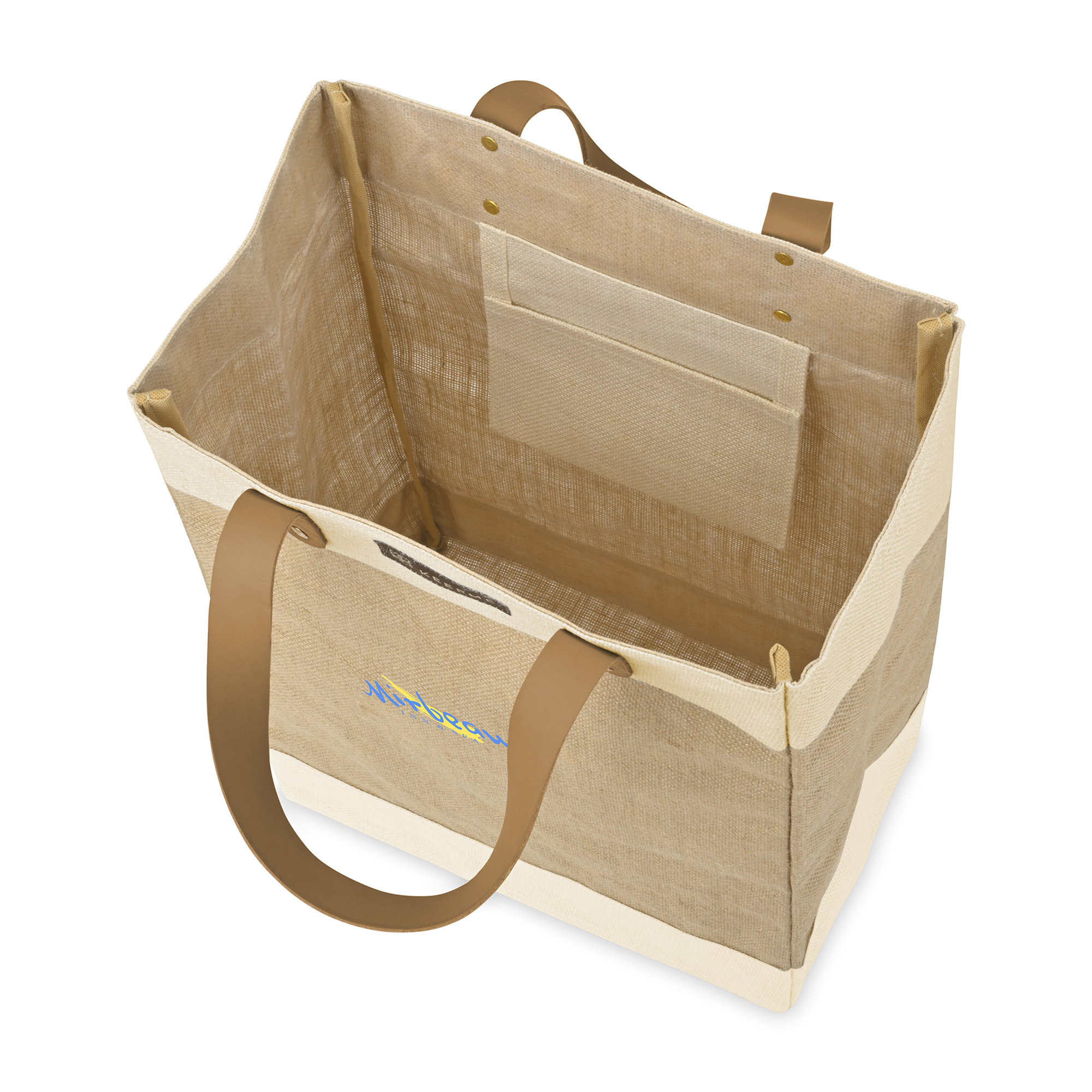 Out of the Woods® Jute Tall Tote, custom tote bag with logo imprint 24