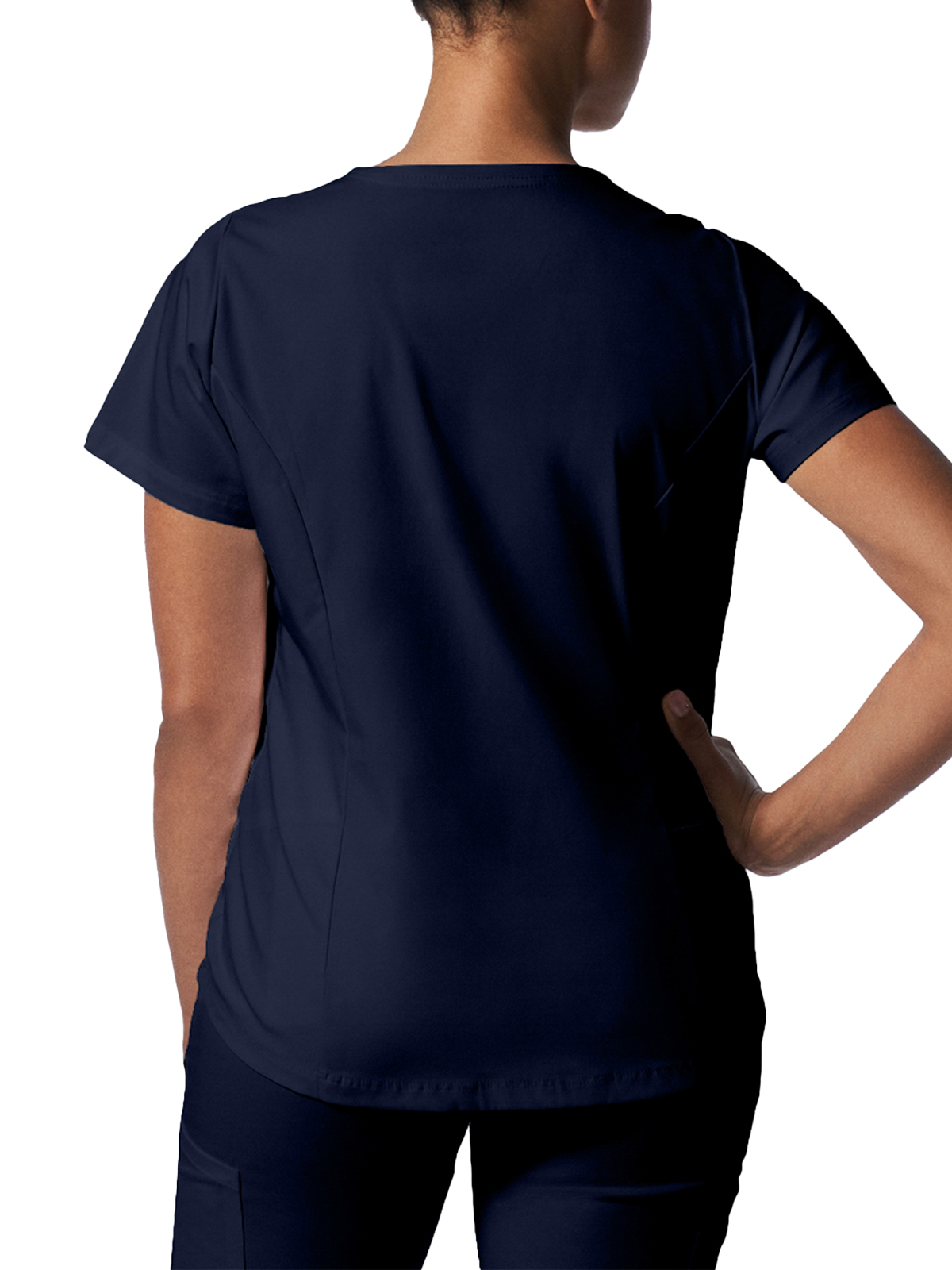Landau - ProFlex - Women's Two-Pocket Back Princess Seamed V-Neck Top 5