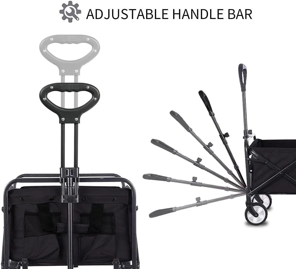 Collapsible Folding Outdoor Utility Wagon Cart 3