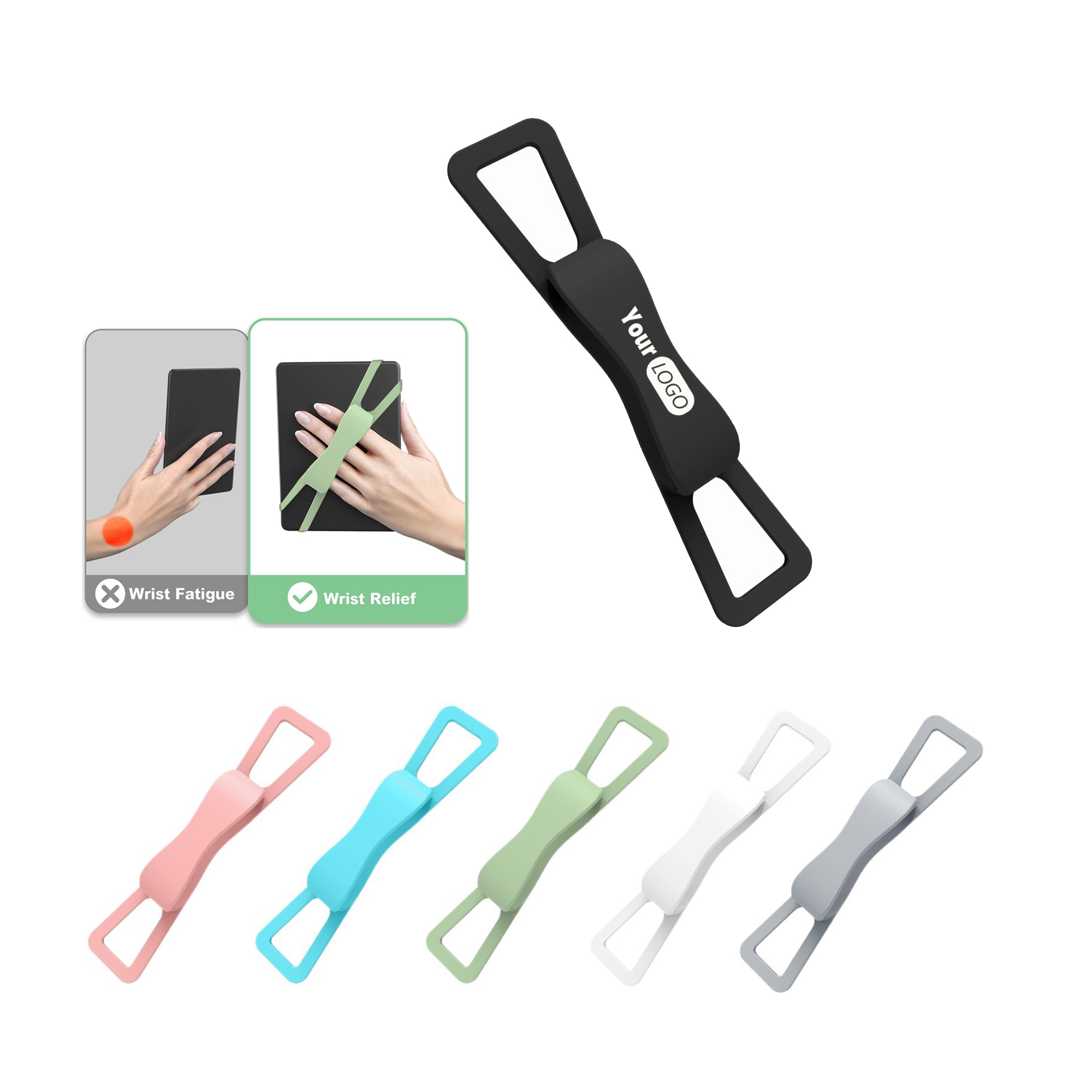 Silicone Tablet Hand Strap Holder 2