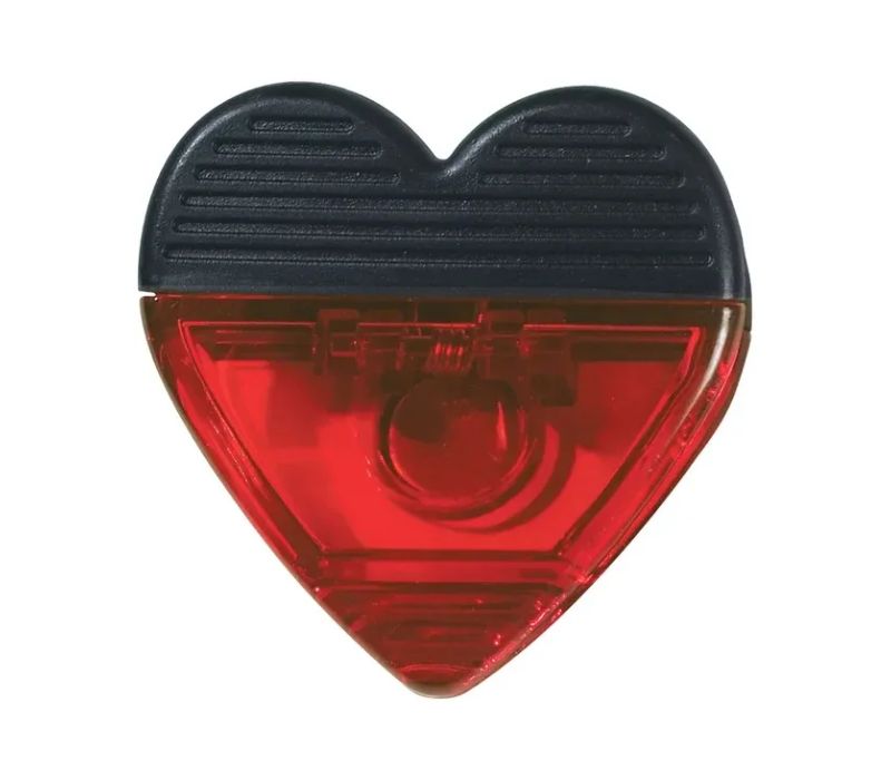 Heart Shaped Fridge Magnetic Memo Holder Clip, promotional clip with logo imprint 3