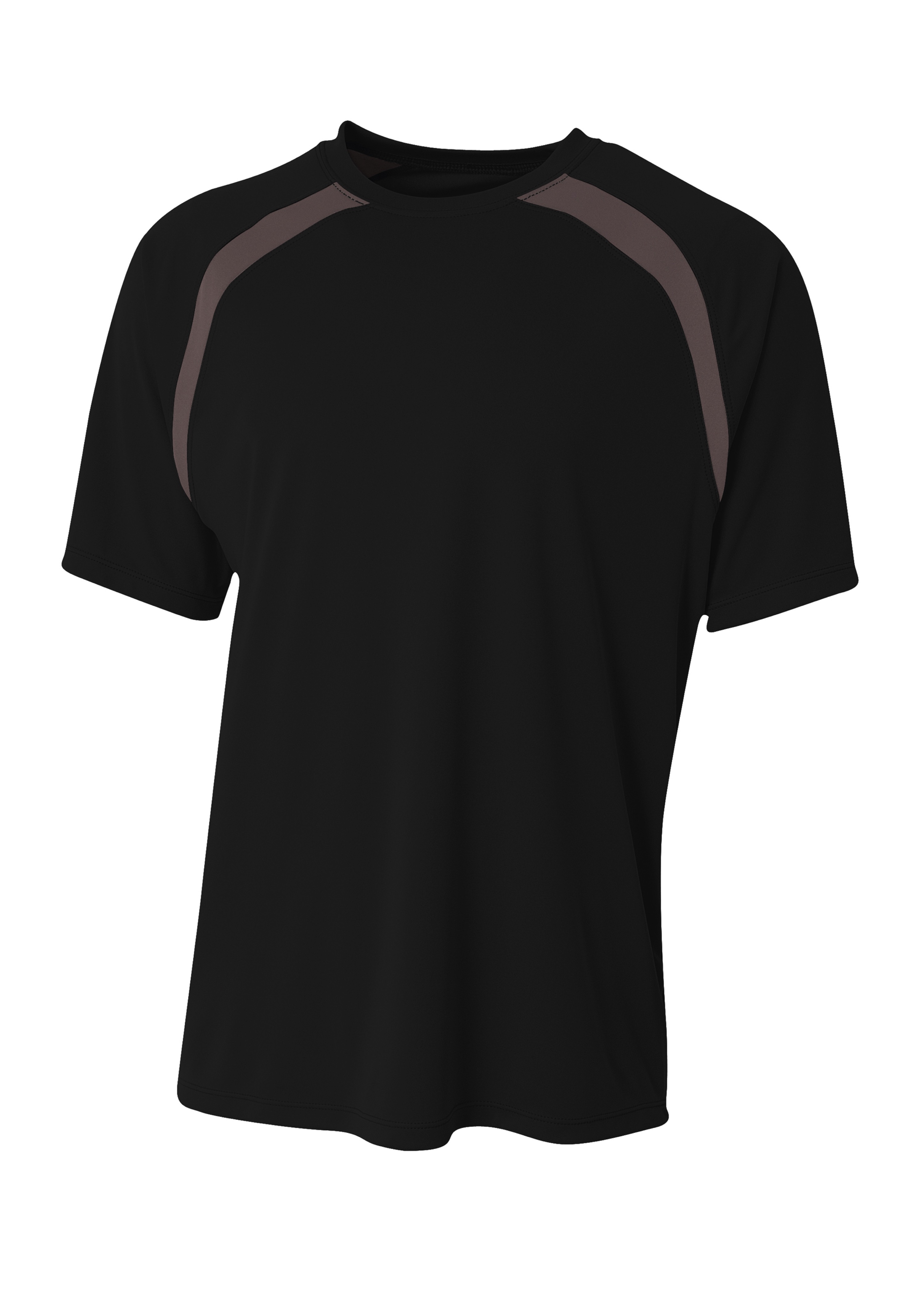 A4 Spartan Short Sleeve Color Block Crew 8