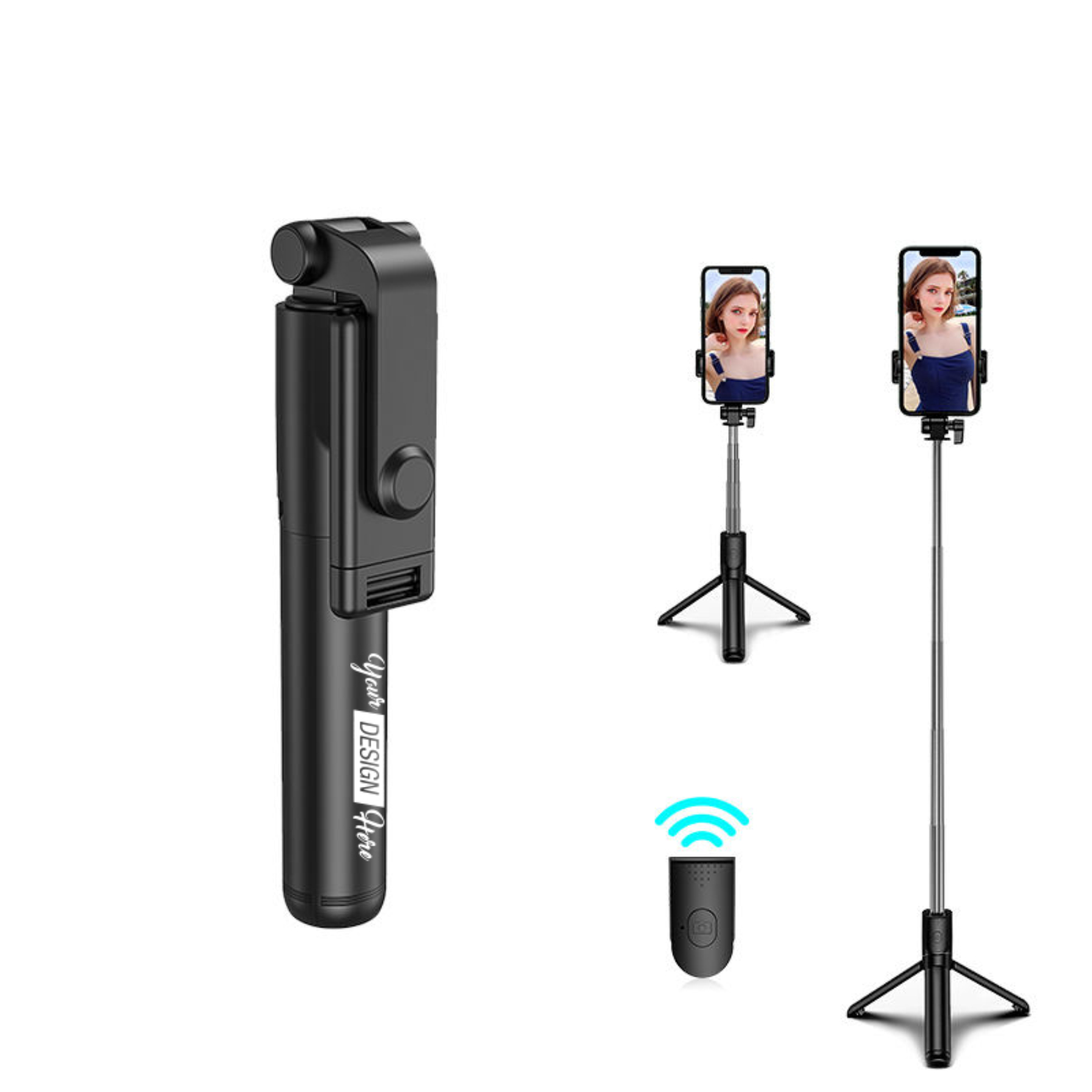 Wireless Selfie Stick Tripod With Remote Control 2