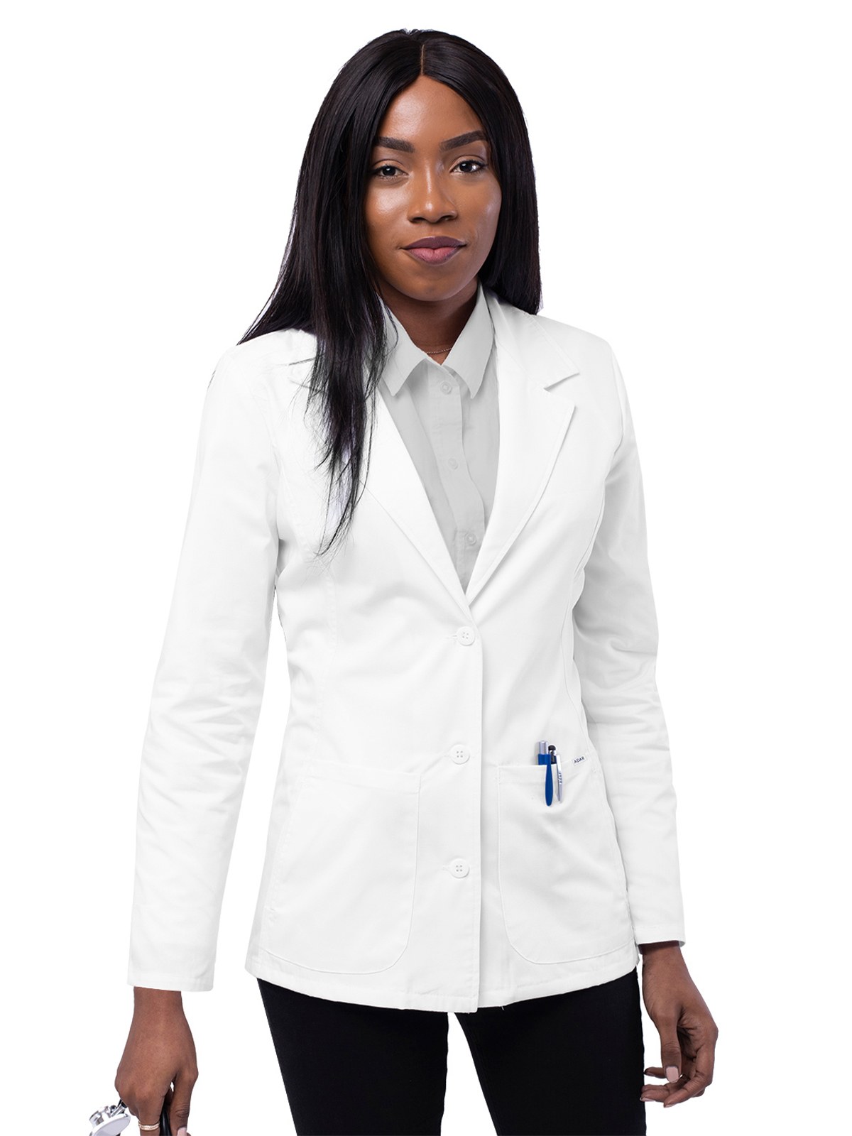 Adar - Universal - Women's Four-Pocket Tailored 28" Lab Coat