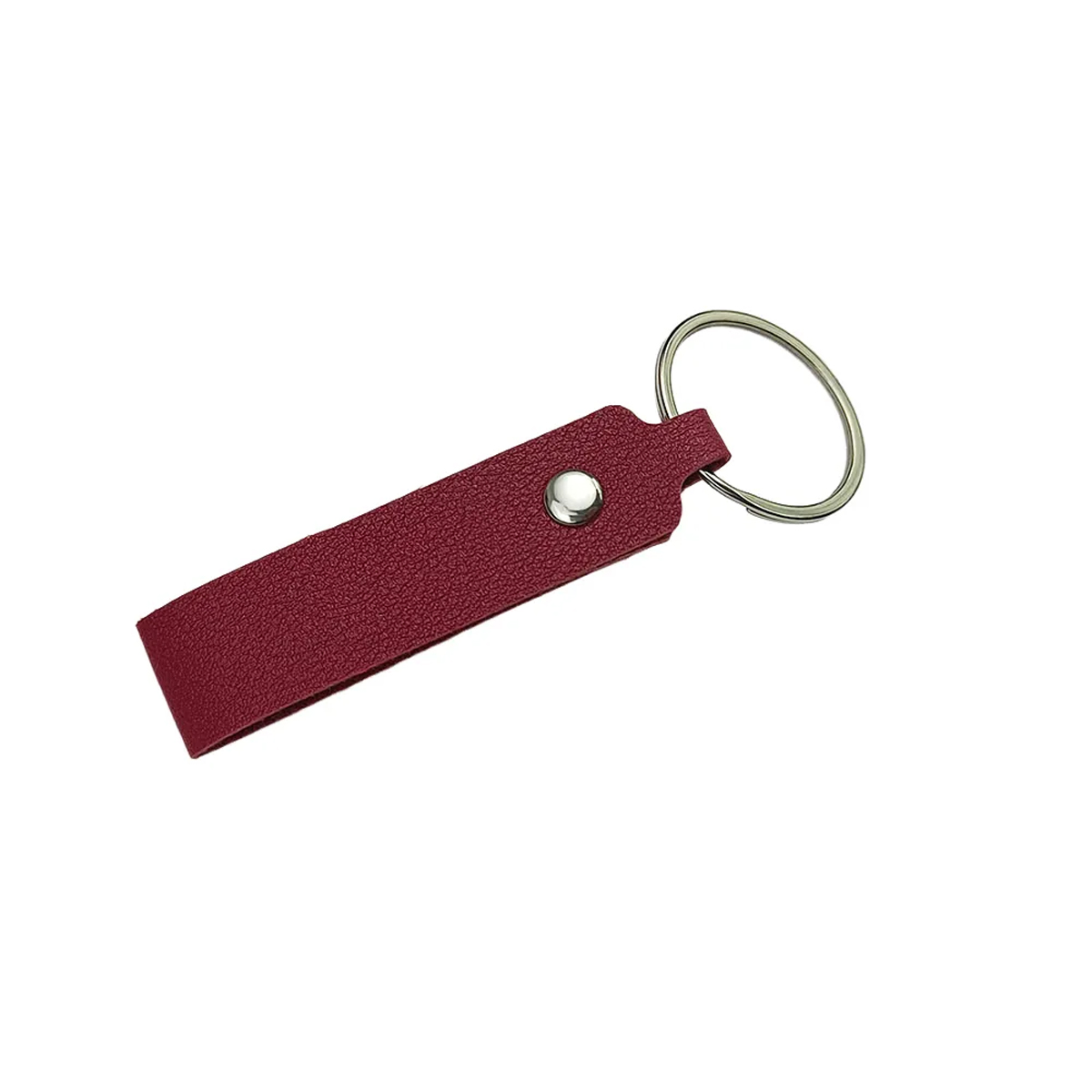 Striped Leather Keychain for Office and Travel 14