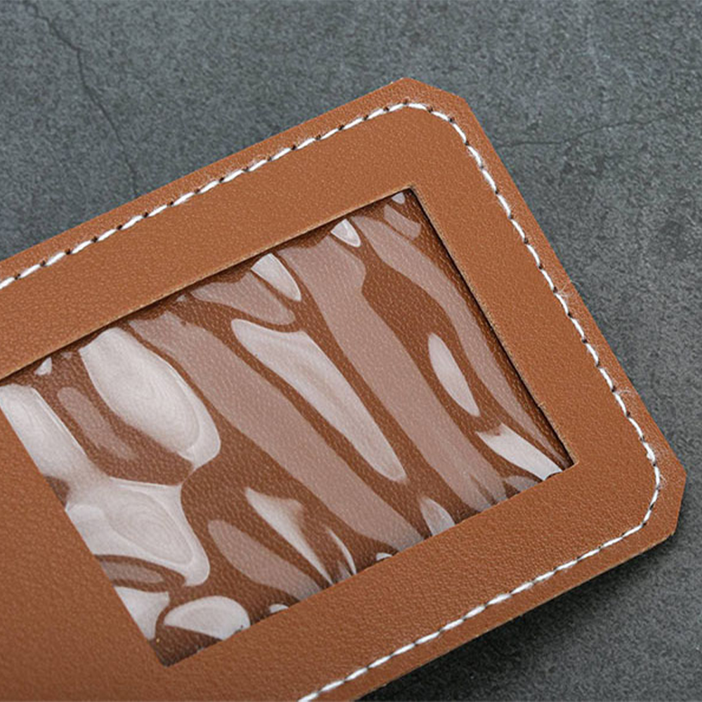 PU Luggage Tag with AirTag Slot 15