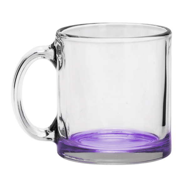 Red Eye 13 oz Libbey Clear Glass Coffee Mug 42